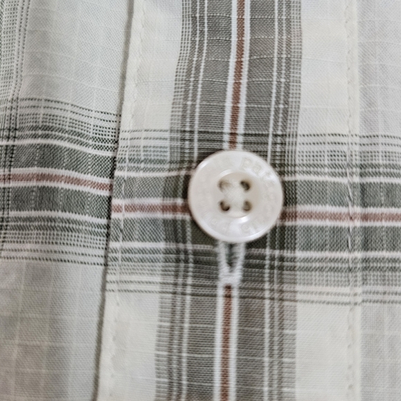 Mens Patagonia Plaid 100% Organic Cotton Button Up Shirt 2 Breast Pockets XL - Picture 10 of 12